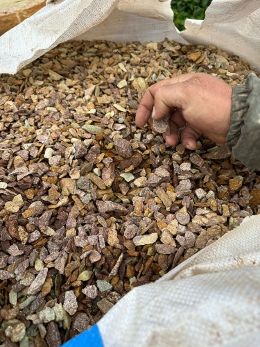 Златолит персиковый декоративная каменная крошка купить в Алтайском край