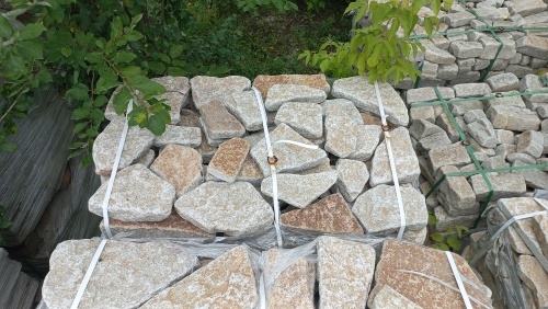 Гранитный плитняк галтованный для парковки купить в Алтайском край