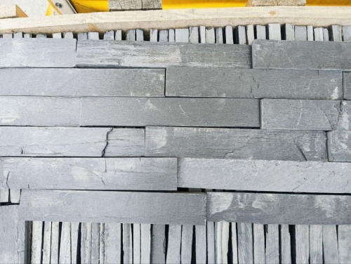 Плитка чёрная из натурального камня фасадная 30 см * 5 см, толщина 7 мм -30 мм купить в Алтайском край