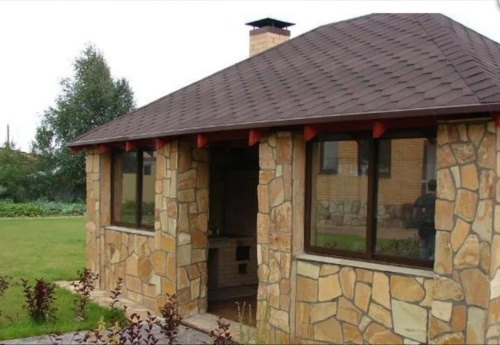 Плитняк златолит жёлтый для фасада 1,5-3 см купить в Алтайском край