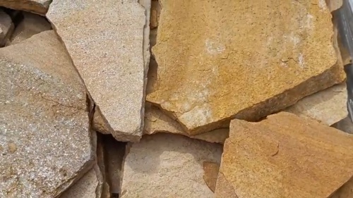 Плитняк златолит жёлтый для цоколя купить в Алтайском край