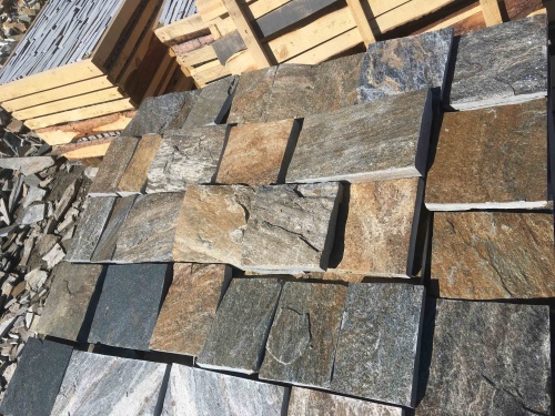 Плитка пилёная златолит Уральский для цоколя, отмостки купить в Алтайском край