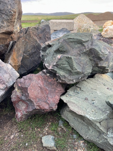 Камни для ландшафтного дизайна зелёные 10-60 килограмм купить в Алтайском край