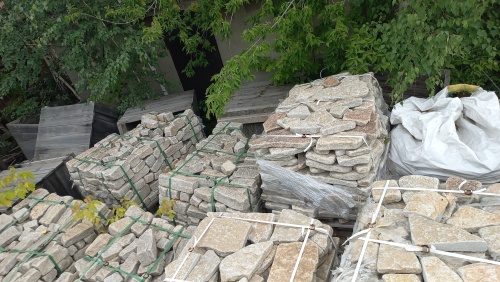 Гранитный плитняк галтованный для парковки купить в Алтайском край