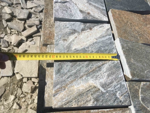 Плитка пилёная златолит Уральский для цоколя, отмостки купить в Алтайском край